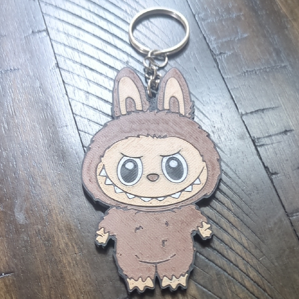 Adorable Brown Bunny Keychain for Small Pets